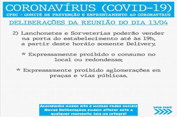 Foto - ORIENTAÇÕES DIVERSAS NO COMBATE AO COVID-19